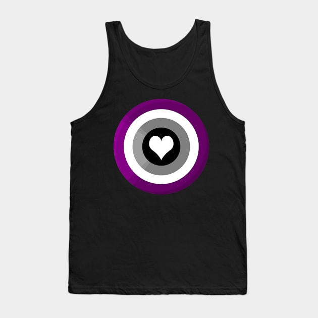 Pride Shield - Ace Flag Tank Top by talenlee